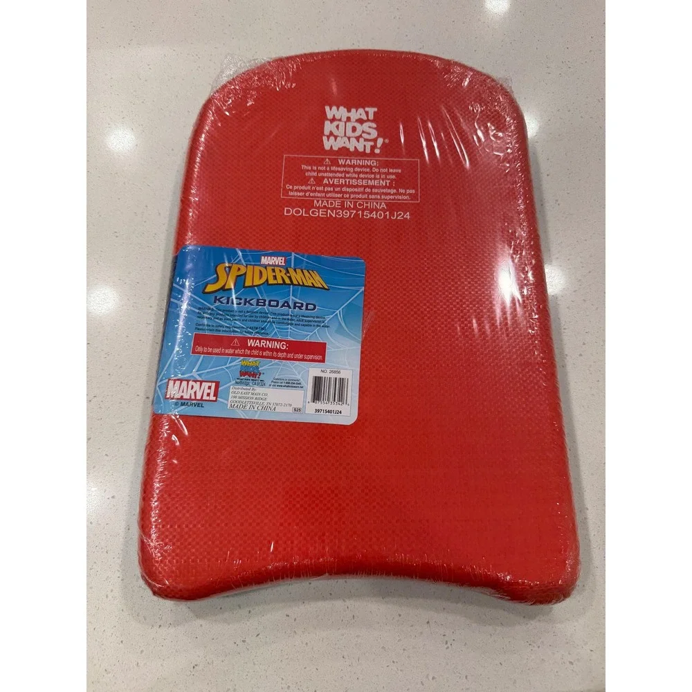 Marvel Spider-Man Kids Swim Kickboard‎ Blue Red Foam Pool Training Board NEW